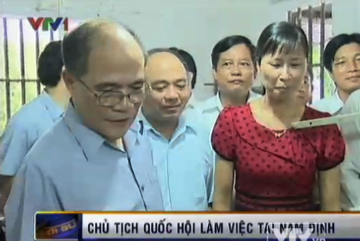 Спикер вьетнамского парламента совершил рабочую поездку в провинцию Намдинь - ảnh 1