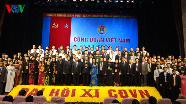В Ханое завершился 11-й съезд вьетнамских профсоюзов - ảnh 1