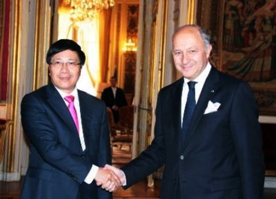 В Ханое состоялись переговоры между главами МИД Вьетнама и Франции - ảnh 1