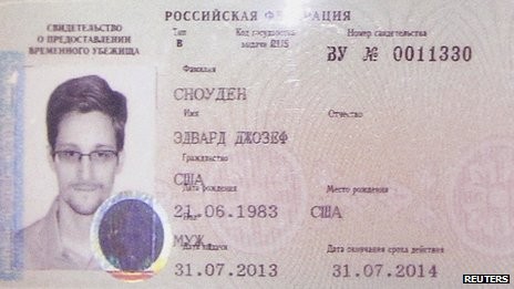Эдвард Сноуден оформил временную регистрацию в России - ảnh 1