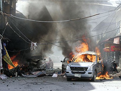 В пригороде столицы Сирии Дамаска прогремел мощный взрыв - ảnh 1
