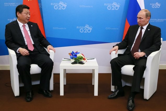 Владимир Путин провел встречу с председателем КНР Си Цзиньпином - ảnh 1