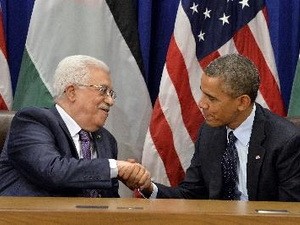 США и Палестина обязались поддерживать мирный процесс на Ближнем Востоке - ảnh 1