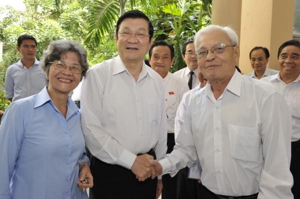 Президент Вьетнама встретился с избирателями города Хошимина - ảnh 1