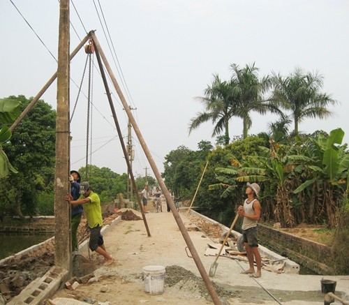 Община Донгтхо успешно привлекает средства населения для строительства новой деревни - ảnh 1