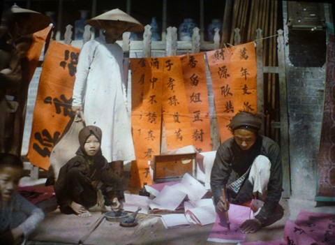 Первые цветные фотографии Ханоя 100 лет назад - ảnh 9