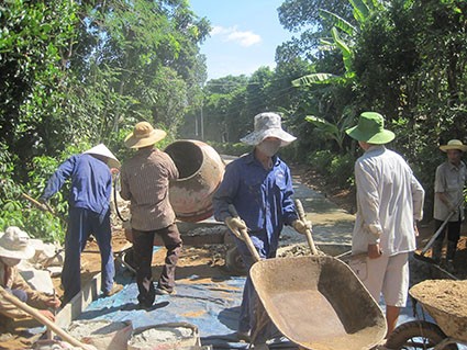 Строительство новой деревни в общине Виньтхать провинции Куангчи - ảnh 2