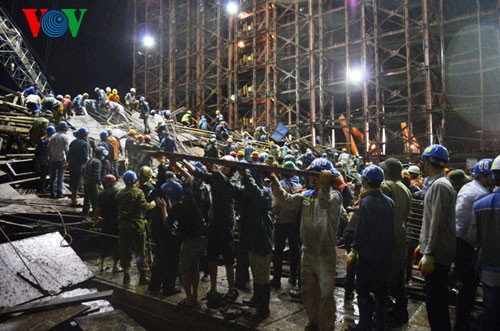 Спасательная работа была проведена всю ночь на постройке Формоса-Хатинь - ảnh 1