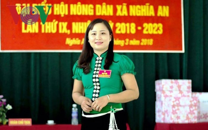 Лыонг Тхи Хоан вносит активный вклад в социальную работу с женщинами общины Нгиаан - ảnh 1