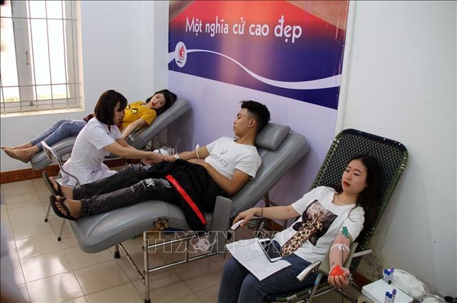 В городах и провинциях Вьетнама прошли мероприятия в поддержку Всенародного дня донора крови - ảnh 1