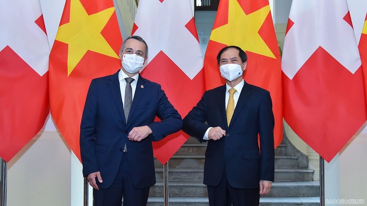 Вьетнам и Швейцария продолжают укреплять взаимодоверие и активизировать сотрудничество в постпандемический период  - ảnh 1