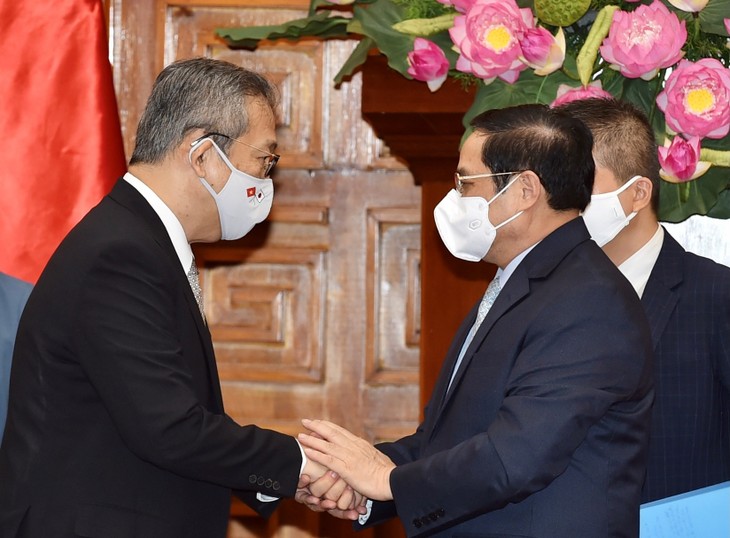 Премьер-министр Фам Минь Тинь принял посла Японии во Вьетнаме - ảnh 1