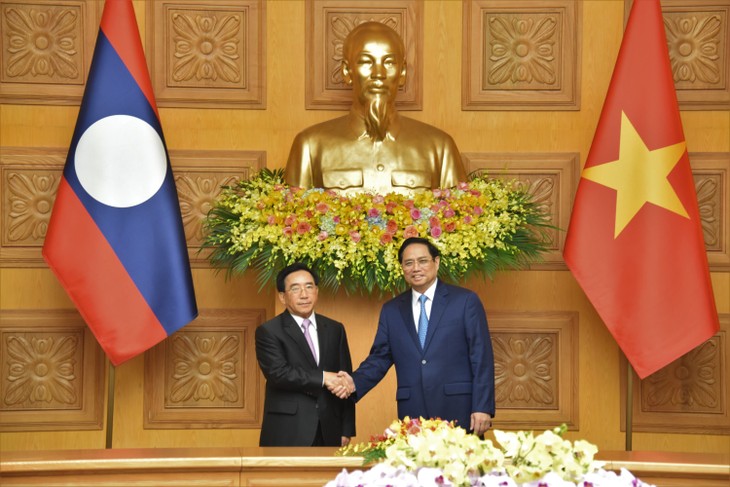Вьетнамо-лаосские переговоры на высоком уровне   - ảnh 1