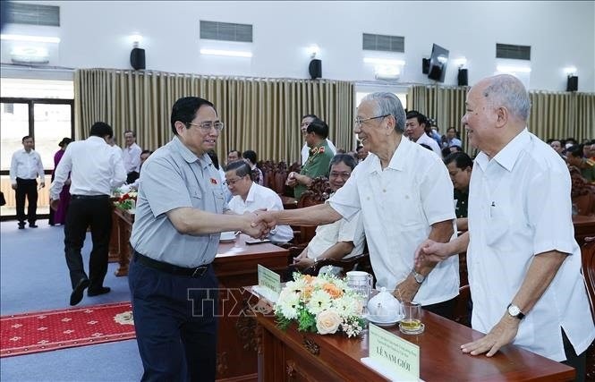 Фам Минь Тинь встретился с избирателями города Кантхо - ảnh 1