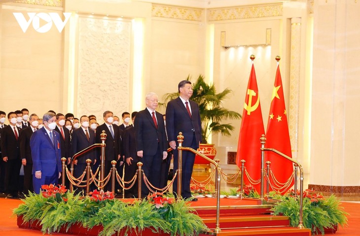 Совместное вьетнамско-китайское заявление: Продвижение и углубление отношений партнерства и всеобъемлющего стратегического сотрудничества между Вьетнамом и Китаем - ảnh 1