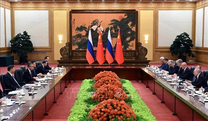 Китай и Россия готовы сотрудничать в поднятии уровня двусторонних отношений - ảnh 1