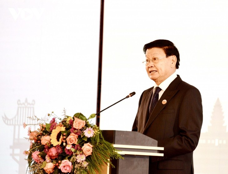 Открылся 1-й парламентский саммит  Камбоджи, Лаоса и Вьетнама - ảnh 1