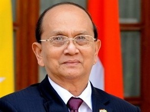 Chủ tịch Quốc hội Nguyễn Sinh Hùng tiếp Tổng thống Mianma Thein Sein - ảnh 1