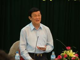 Chủ tịch nước Trương Tấn Sang thăm và làm việc tại tỉnh Quảng Trị - ảnh 1