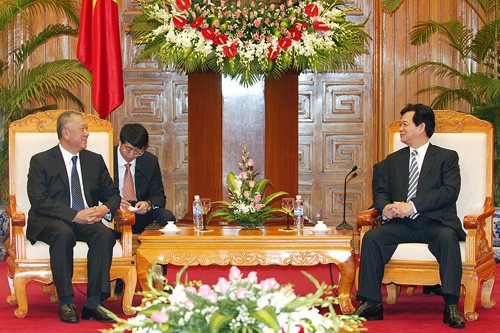 Thủ tướng Nguyễn Tấn Dũng tiếp Phó Chủ tịch Chính hiệp Trung Quốc - ảnh 1