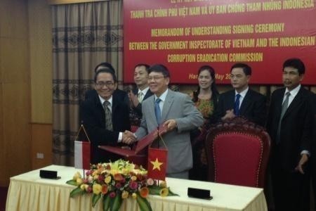 Việt Nam đẩy mạnh hợp tác chống tham nhũng với Indonesia - ảnh 1