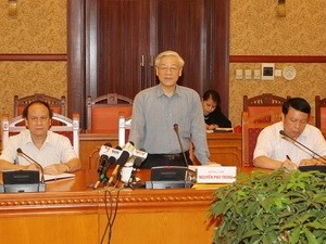 Tổng Bí thư Nguyễn Phú Trọng làm việc với Thường trực Hội đồng Lý luận Trung ương - ảnh 1