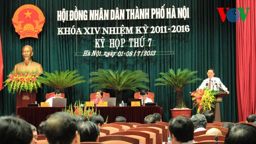 Bế mạc kỳ họp Hội đồng Nhân dân thành phố Hà Nội - ảnh 1