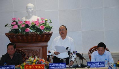 Phó thủ tướng Nguyễn Xuân Phúc làm việc với tỉnh Tiền Giang - ảnh 1
