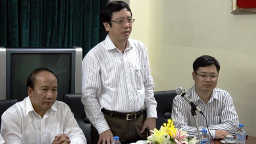 Tổng Giám đốc Đài Tiếng nói Việt Nam Nguyễn Đăng Tiến làm việc với cơ quan thường trú tại TPHCM - ảnh 1