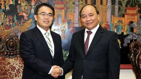 Phó Thủ tướng Nguyễn Xuân Phúc tiếp Tỉnh trưởng tỉnh Aichi (Nhật Bản)  - ảnh 1