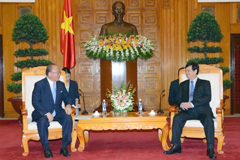 Thủ tướng Nguyễn Tấn Dũng tiếp cố vấn đặc biệt liên minh nghị sỹ hữu nghị Nhật - Việt - ảnh 1