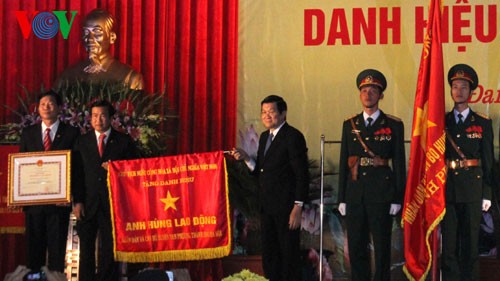 Huyện Đan Phượng, Hà Nội đón nhận danh hiệu Anh Hùng Lao động - ảnh 1