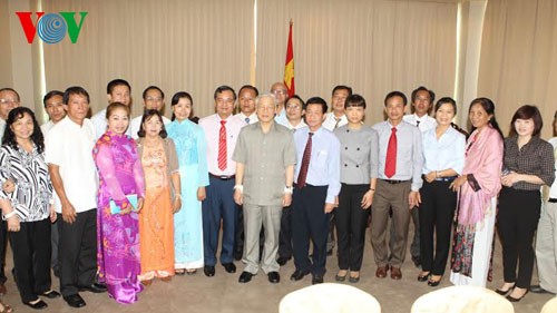 Tổng Bí thư Nguyễn Phú Trọng thăm và chúc Tết Lào - ảnh 3
