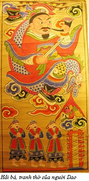 Tranh thờ cúng, nét văn hóa truyền thống của người Dao Lô Gang - ảnh 2