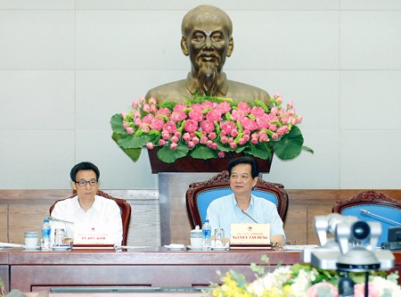 Thủ tướng Nguyễn Tấn Dũng: Tập trung tháo gỡ khó khăn cho dự án Khu công nghệ cao Hòa Lạc - ảnh 1