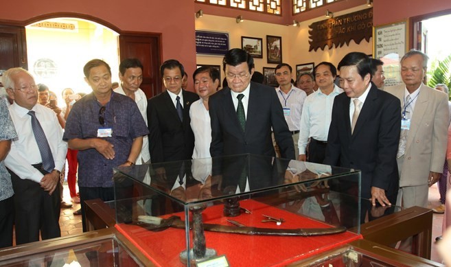 Chủ tịch nước dự Lễ kỷ niệm 150 năm ngày Anh hùng dân tộc Trương Định tuẫn tiết - ảnh 1