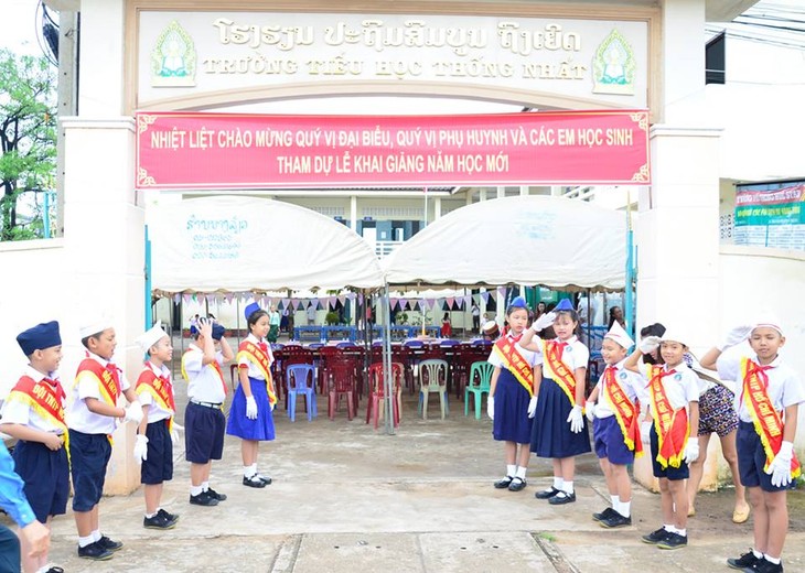Trường Tiểu học Thống Nhất tại Savanakhet - Dạy tiếng Việt cho con em kiều bào - ảnh 2
