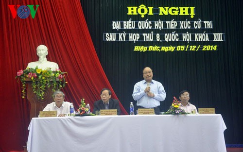 Phó Thủ tướng Nguyễn Xuân Phúc tiếp xúc cử tri tỉnh Quảng Nam - ảnh 1