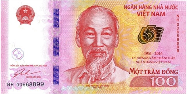 Phát hành tiền lưu niệm 65 năm thành lập Ngân hàng Việt Nam - ảnh 1