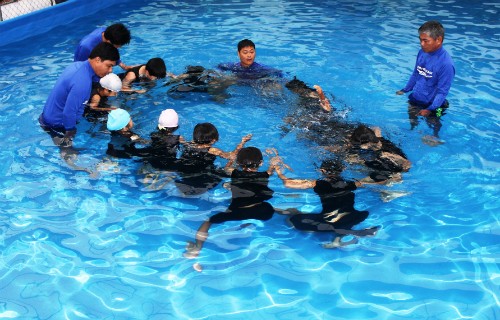 Tổ chức Swim Việt Nam tiếp tục tài trợ các dự án về bơi lội cho giáo viên và học sinh tỉnh Quảng Nam - ảnh 1