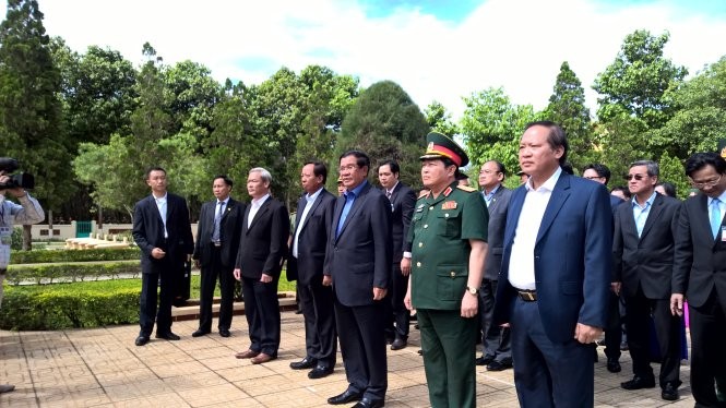 Thủ tướng Campuchia Samdec Hun Sen thăm khu di tích Đoàn 125 tại tỉnh Đồng Nai - ảnh 1