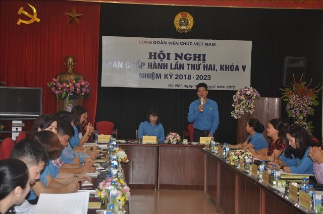Hội nghị Ban Chấp hành Công đoàn Viên chức Việt Nam lần thứ 2, Khóa V  - ảnh 1