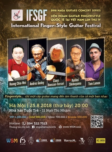 Liên hoan guitar fingerstyle quốc tế tại Việt Nam lần thứ IV  - ảnh 1
