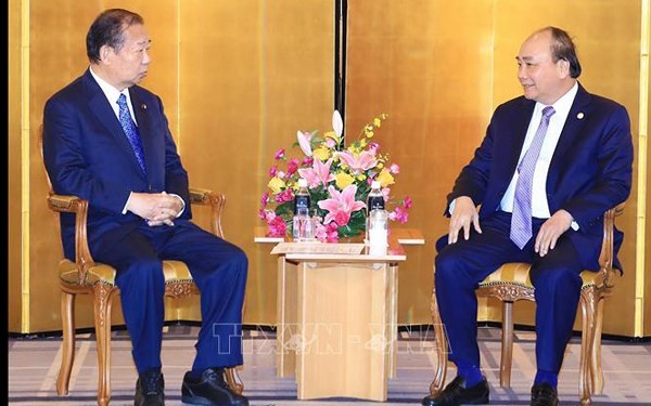 Thủ tướng Nguyễn Xuân Phúc tiếp các doanh nghiệp Nhật Bản  - ảnh 1