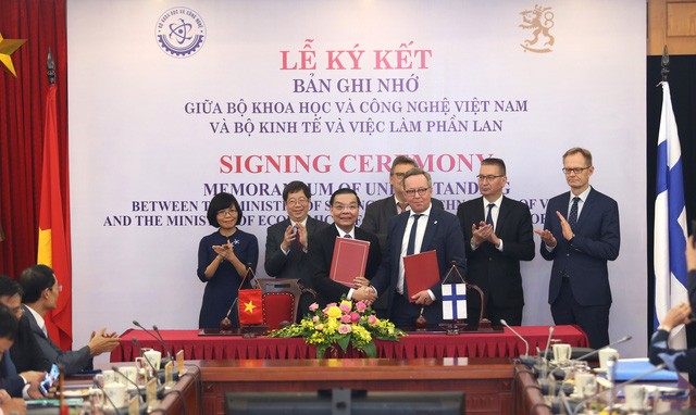 Việt Nam và Phần Lan ký ghi nhớ hợp tác trong lĩnh vực KH&CN và đổi mới sáng tạo - ảnh 1