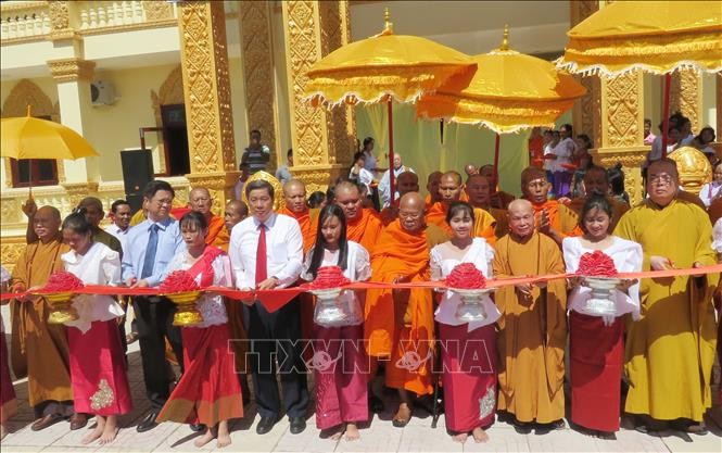 Góp phần phát triển sự nghiệp giáo dục Phật giáo Nam tông Khmer - ảnh 1