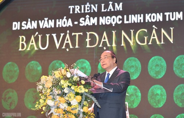 Thủ tướng Nguyễn Xuân Phúc mong muốn sâm Ngọc Linh ghi dấu ấn lịch sử mới cho ngành dược liệu Việt Nam - ảnh 1