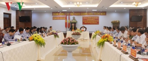 Chủ tịch Quốc hội Nguyễn Thị Kim Ngân làm việc với lãnh đạo tỉnh Gia Lai - ảnh 1