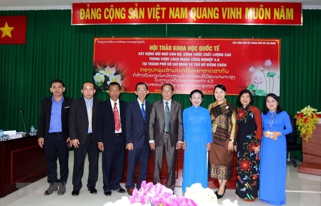 Thành phố Hồ Chí Minh và Thủ đô Vientiane phối hợp xây dựng đội ngũ cán bộ, công chức chất lượng cao - ảnh 1