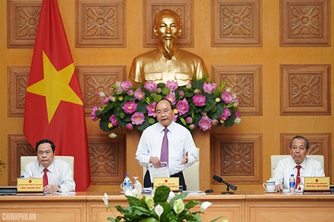 Thủ tướng Nguyễn Xuân Phúc làm việc với Ủy ban Trung ương Mặt trận Tổ quốc Việt Nam - ảnh 1